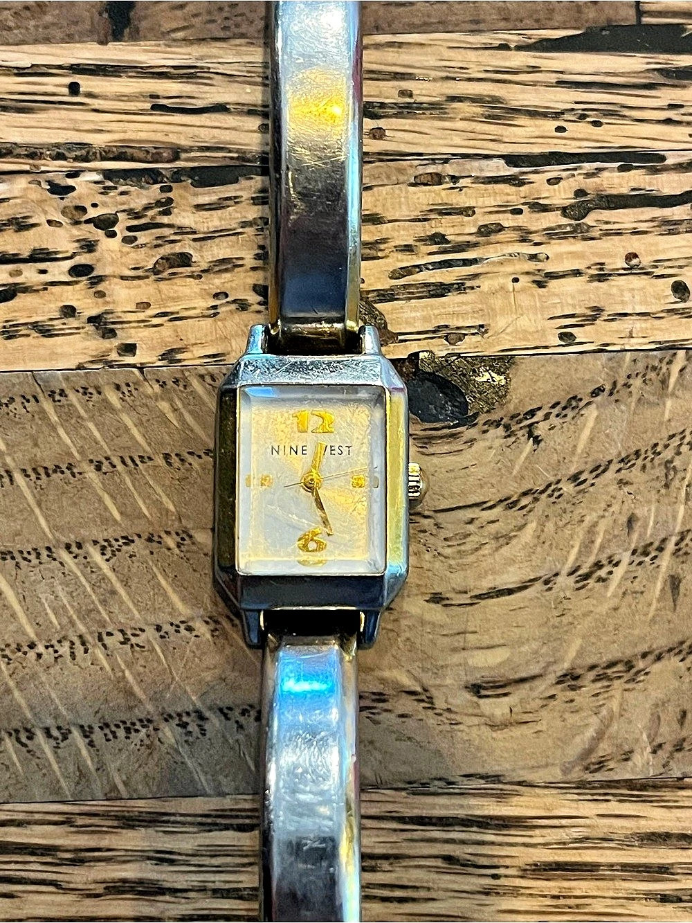 Nine West Silver & Gold Tone Watch